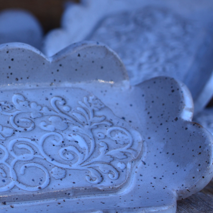 Dry Dish - Freckled White Winter - SALE